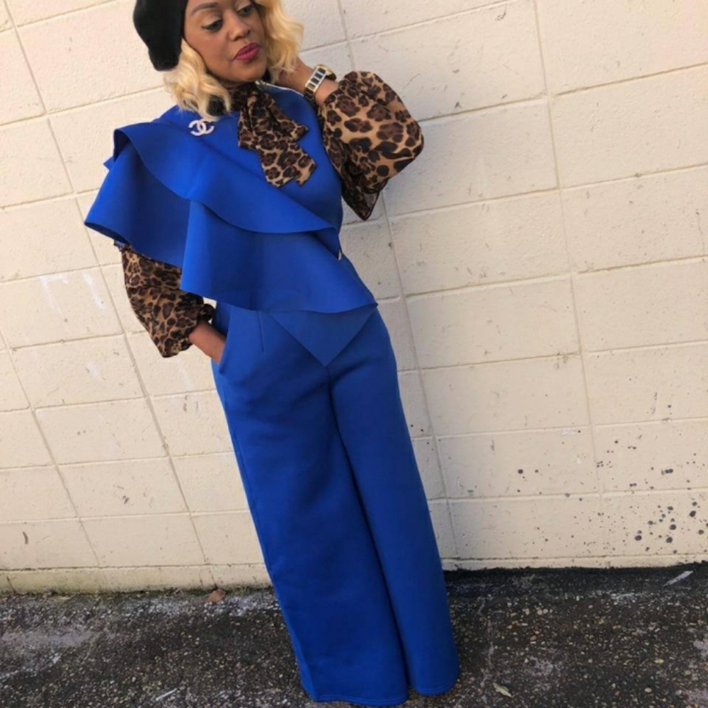 Blue Jumpsuit
